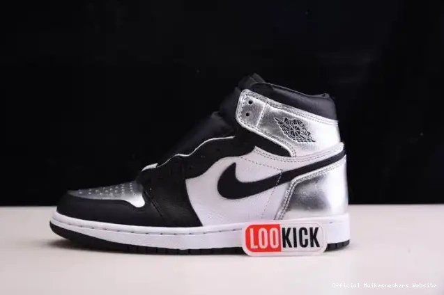 Official Maikesneakers 1 OG TOE JORDAN AIR SILVER WMNS HIGH CD0461-001 0407